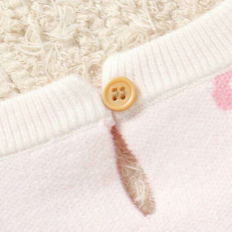 White Baby Girl Romper Knitted Fashion Long Sleeve Newborn Infantil Bowknot Pattern Jumpsuits Outfits Children Clothes 26H0224