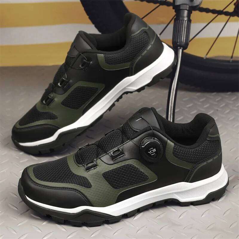 Comfortable Casual Four Season Road Mountain Bike Unisex Anti Slip Fashion Commuting Outdoor Off-Road Riding Shoes SPLELED