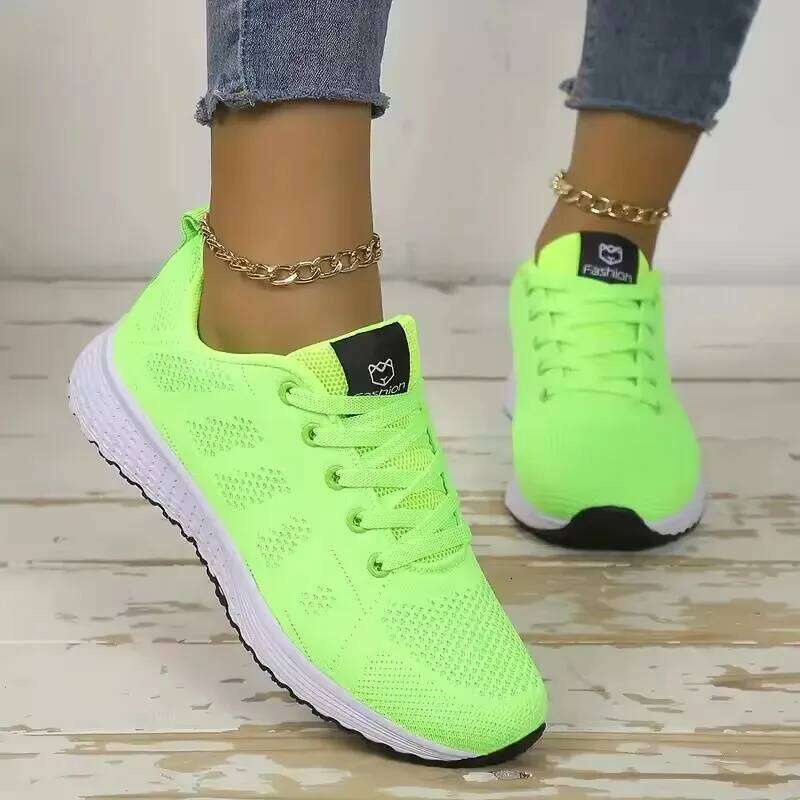 for Women 2025 Fashion Casual Sports Woman Breathable Mesh Platform Non-slip Sneakers Female Walking Running Shoes