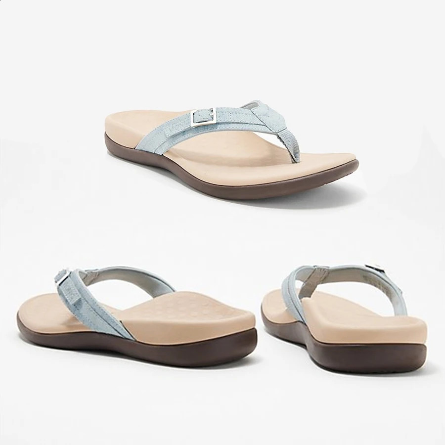 Secret Dig Women Sandals Arch Support Flip Flops for Plantar Fasciitis Comfort Summer Sandals Flat Bottomed Casual Flip Flops 260209