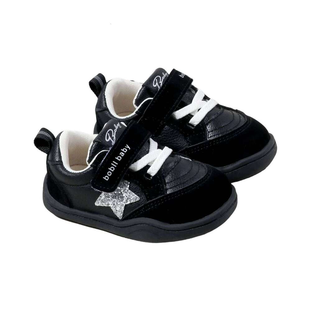1-4years Infant boys Sneakers Sequin Star Patch shoes for baby girls Non-Slip Shoes 26W0224