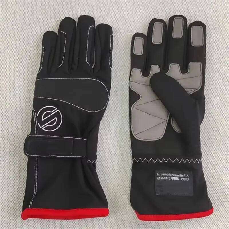 High-Grip SPCO Logo Racing - Professional Drifting Car Motorcycle Kart Driving Sports Hand Gloves for Competition 26H0224