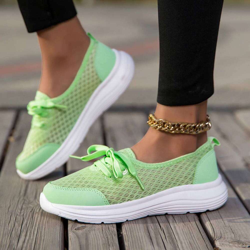 MAEDEF Women's Casual Soft Breathable Mesh Sneakers Outdoor Lightweight Comfortable Tennis Shoes for Female