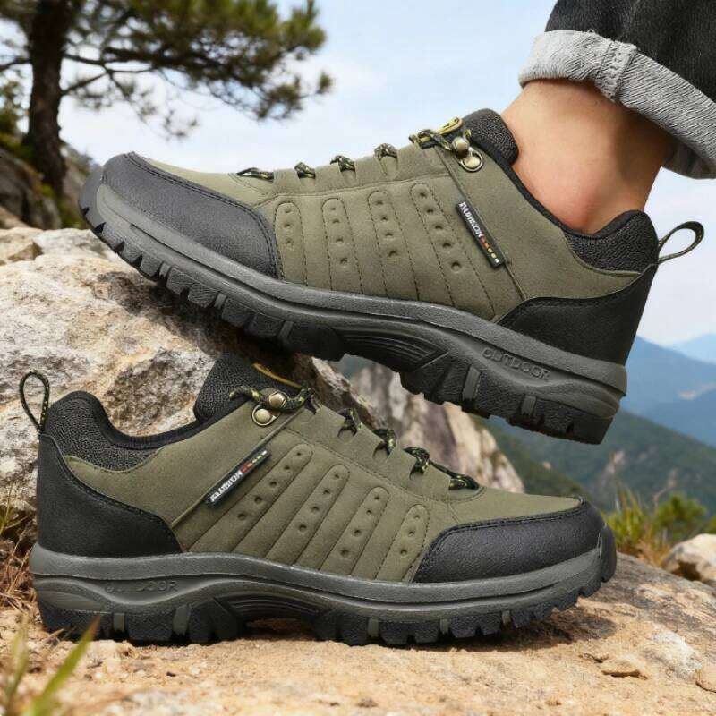Outdoor Hiking for Men Classic Fashion High-quality Anti Slip Sneakers Comfort Breath Travel Footwear Autumn Men's Shoes