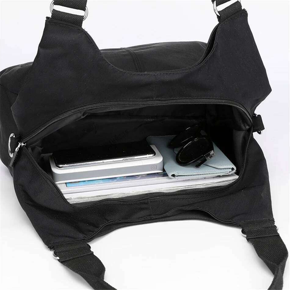 2024 Summer Style Causual Fashion Messenger Shoulder Nylon Handbag Large Capacity Big Women's Tote Shopping Bag Z260224