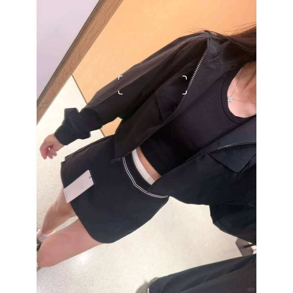 Lightweight Sun Protection Quick-Dry Long Sleeve Short Yoga Fitness , Stand Collar Zipper Loose Fit Outdoor Hiking Coat 26Y0224