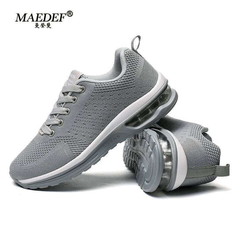 MAEDEF Sneakers Running Breathable Women Lightweight Air Cushion Trainers Durable Fashion Sports Shoes for Men