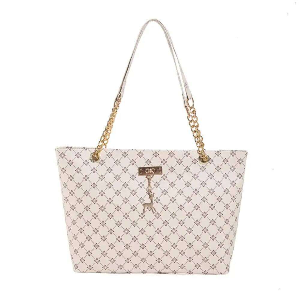 Women Luxury Design Tote Large Capacity Handbag Fashion Printing Shoulder Trendy New Shopping Bag Purse Z260224