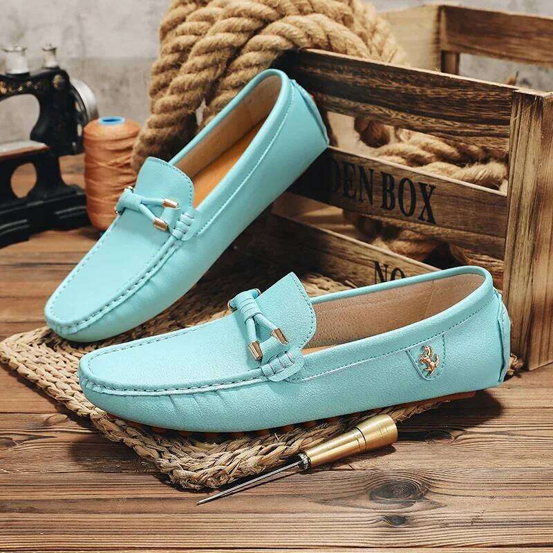 Mens Dress Men's Formal Leather for Men Elegant Casual Business Social Male Wedding Party Shoes Driving Shoe