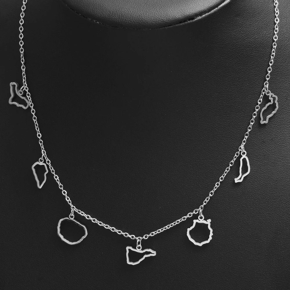 Spain Canary Islands El HierroLa PalmaLa GomeraTenerifeGran CanariaFuerteveturaLanzarote Necklaces Women Jewelry 545062 260208