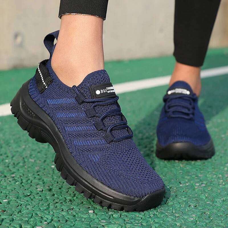 Women's Casual Running Breathable Mesh Outdoor Tennis Gym Training Lightweight Comfortable Sports Walking Shoes