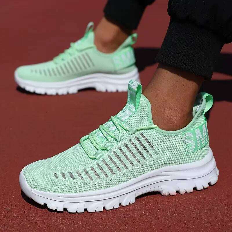 Men's Lightweight Mesh Casual Breathable Comfortable Running Shock-absorbing Buffering Training Sports Shoes