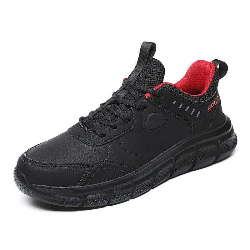 Men's Waterproof Work Lightweight Comfortable Anti Slip Shock-absorbing Sneakers Outdoor Casual Tennis Fashionable Shoes