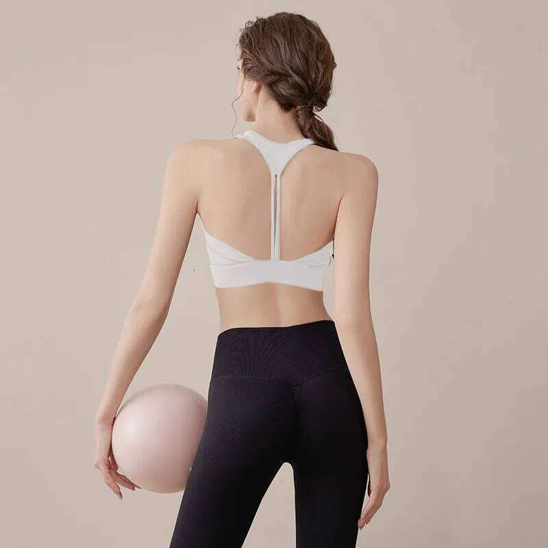 Women's High-Intensity Sports Underwear Shock-Proof Anti-Sagging Yoga Vest Beauty Running Bras Fitness Tops Gym Bra 26Y0224
