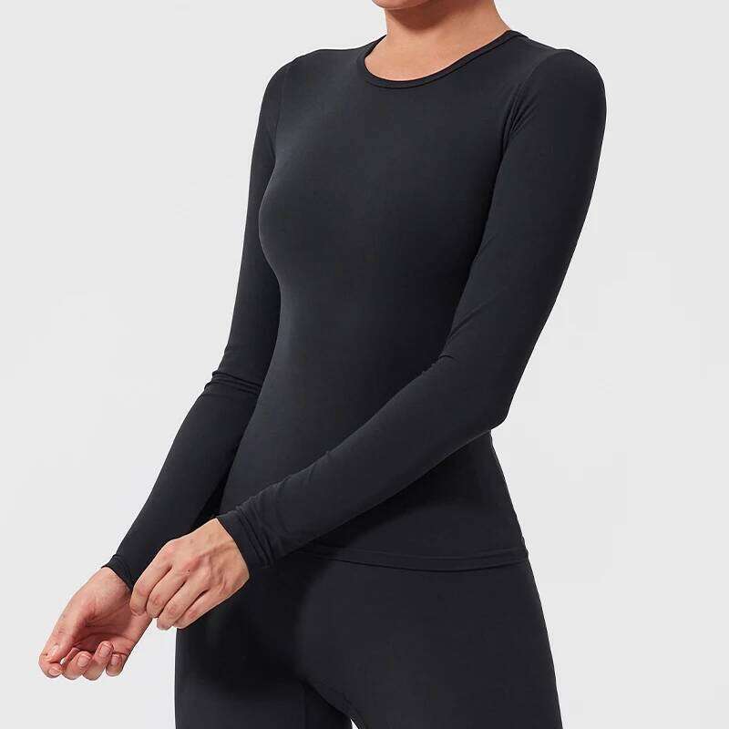 Hearuisavy Long Sleeve Yoga Clothes Casual T-shirt High Stretch Gym Top Women Quick-Dry Sportswear Fitness Shirts Female 26Y0224