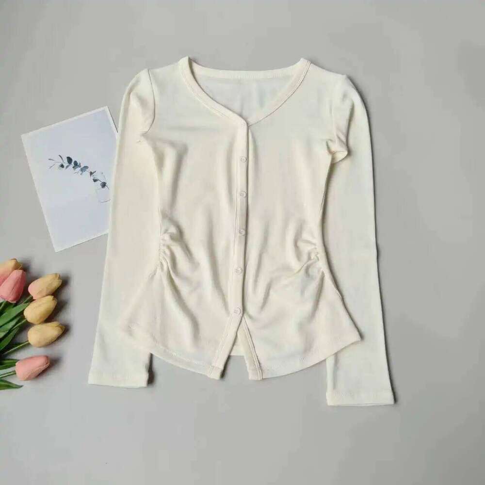 Slim Fit Button Down Yoga Top, Women's V-Neck Long Sleeve Workout Shirt, Lightweight Cover Up for Gym 26Y0224