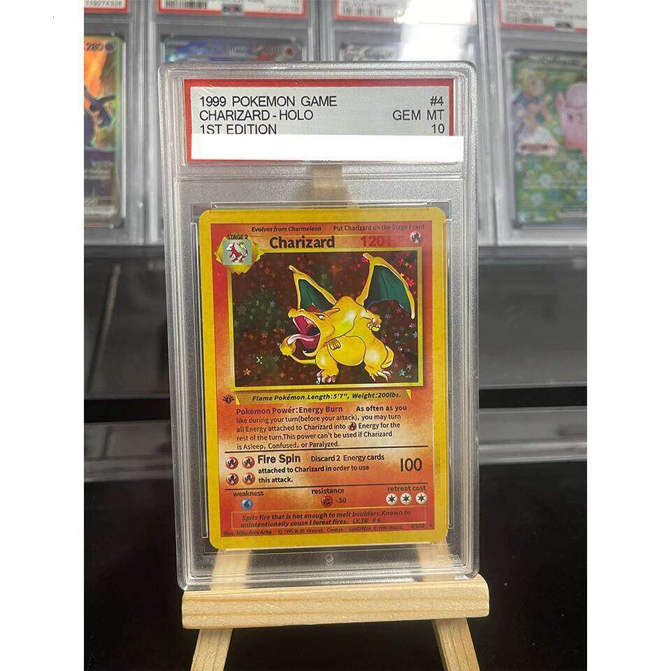 POKEMON English GAME 1ST EDITION MEWTWO CHARIZARD GYARADOS BLASTOISE HOLO Grade Gem Mint 10 Collection Card w260224