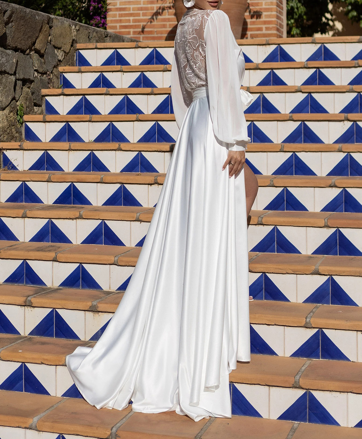 Graceful Women Robe Bridal Nightgown Appliques Lace Up Bridesmaid Pajamas Dressing Shower Gown for Photography Custom Made