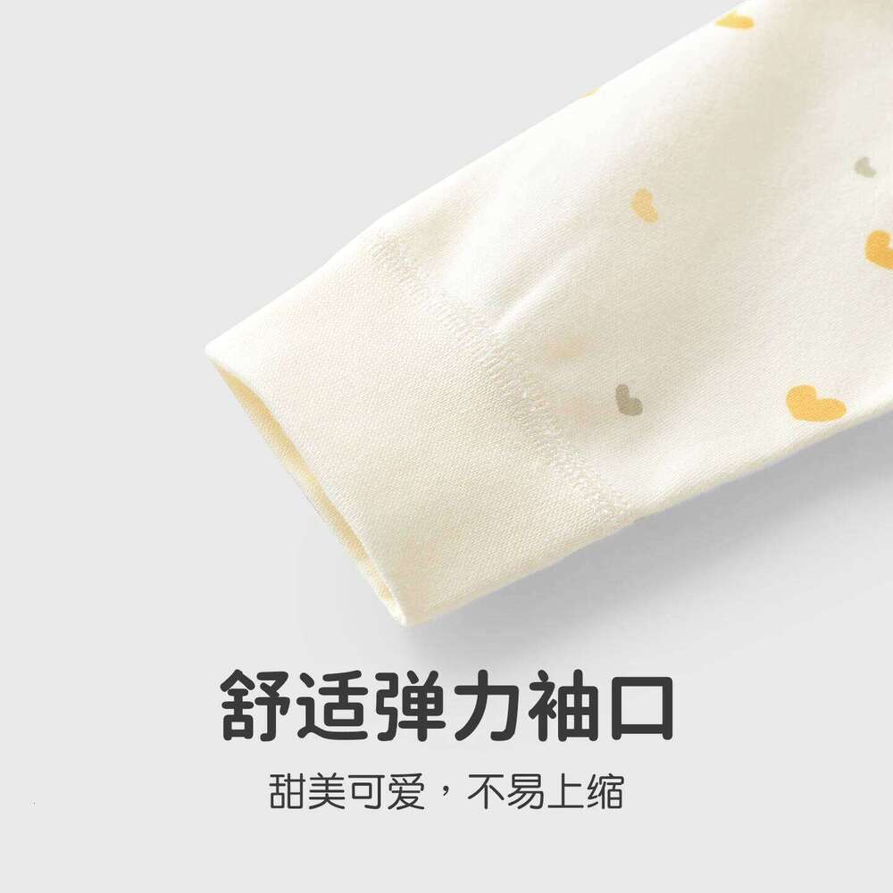 YouqiChinese Spring Autumn Romper, Unisex Baby Pure Cotton Long-Sleeve Jumpsuit, Children's Warm Clothing for Going Out and Crawling 26H0224