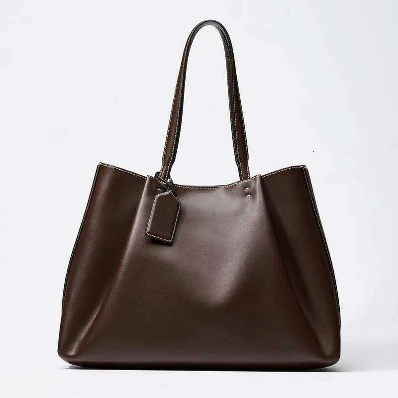 CLIP TOTE women's fashion luxury handbag design, pure color contracted and single shoulder BAG, senior PU leather handbags Z260224