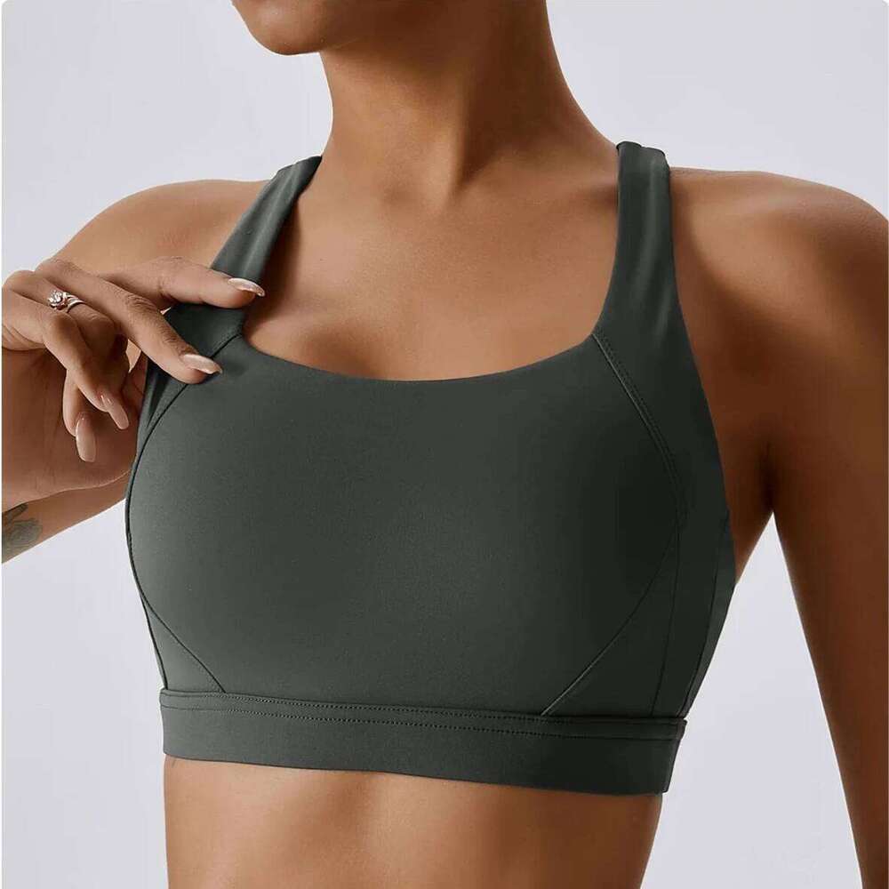 Sports Shockproof Crop Anti-sweat Fitness Women Yoga Bra Push Up Sport Gym Running Workout Top Soft Underwear Female 26Y0224