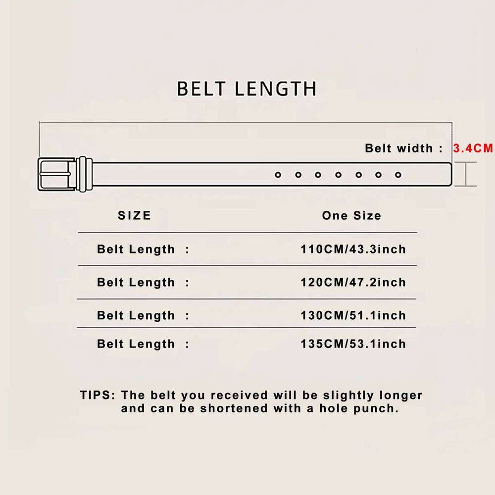 Genuine Cowhide Belt,Italian Thickened Leather With Gift Box,Retro Versatile Men's Denim Belt,Ideal Choice For Gif Y260225