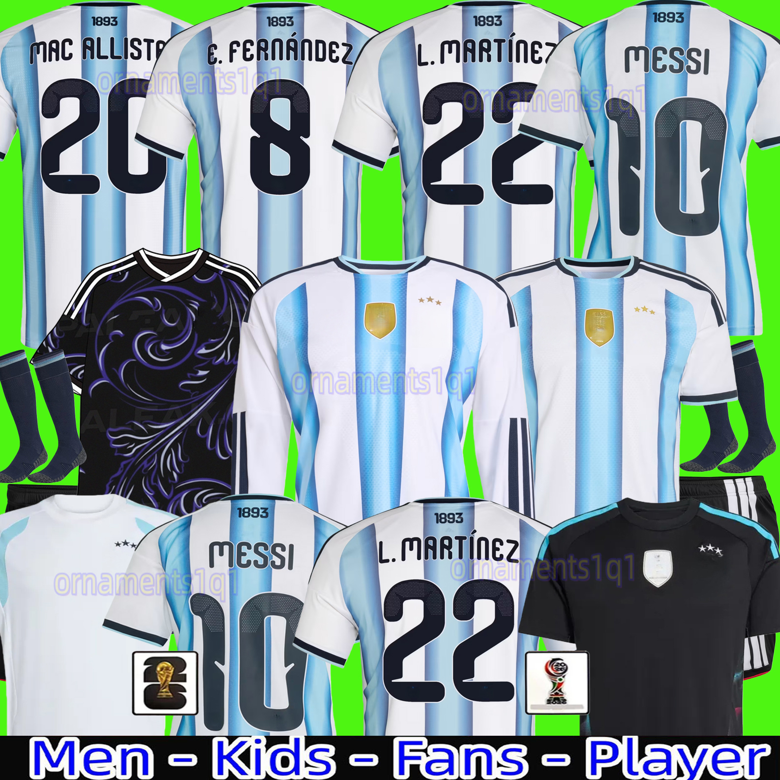 2025 2026 2027 Argentina star Soccer Jerseys MESSlS Fans Player retro 78 86 94 96 00 01 06 10 DYBALA MAC ALLISTER DI MARIA MARTINEZ DE PAUL 25 26 27 mens Kids Kit Football