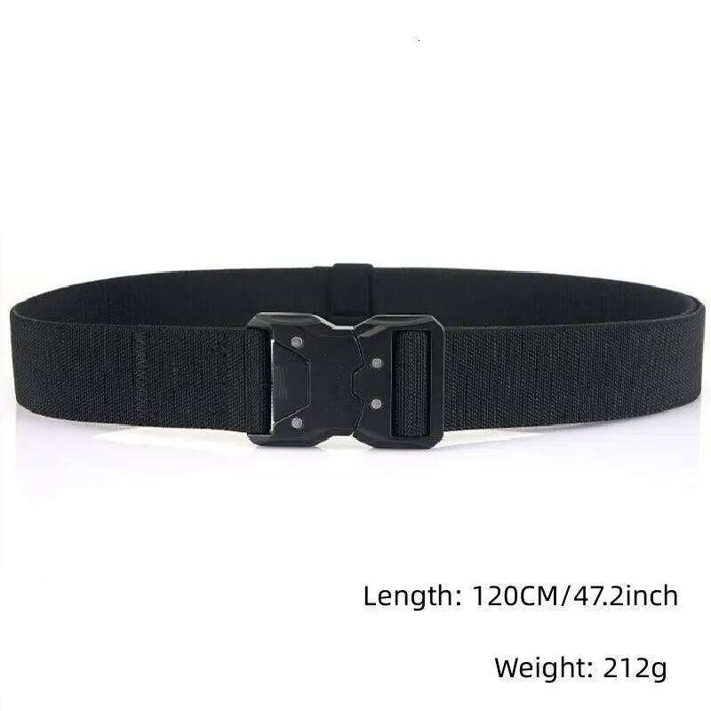 1pcs Casual Outdoor Training Belt For Both Men And Women Classic Design Fashion With The Must Haves Tactical Quick Buckle Elasti Y260225