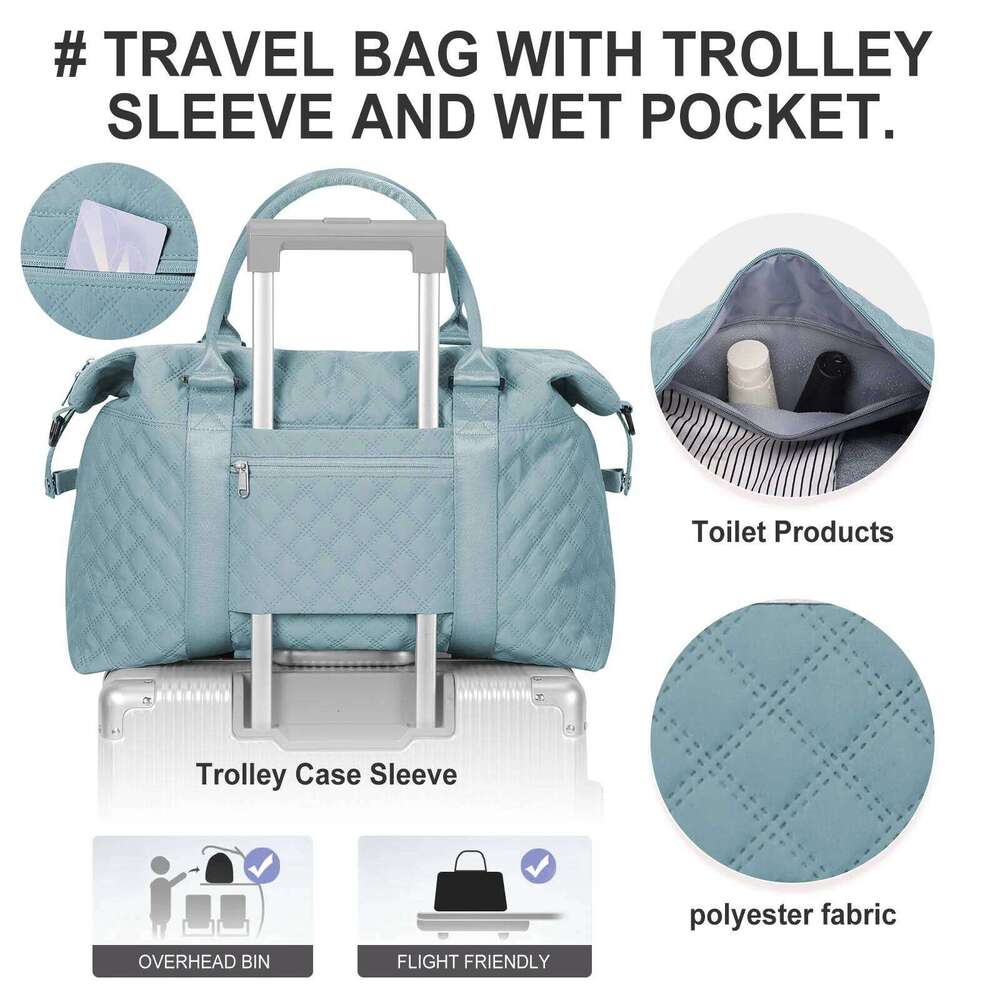 Suitcases Luggage Bag Cabin Travel Sports Fitness Bags Package, Weekend Short-Term Seaside Vacation Bag, Dry-Wet Separation Y260225