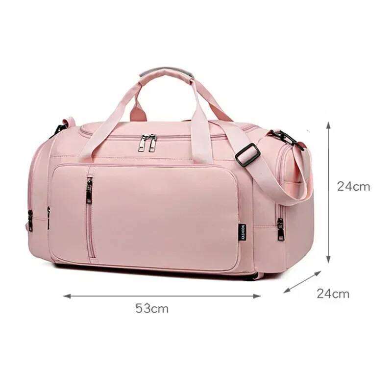 Gym Travel Fitness Sports Handbag Men Women Dry Wet Shoes Pocket Single Shoulder Crossbody Swimming Yoga Backpack Duffel Bag Y260225