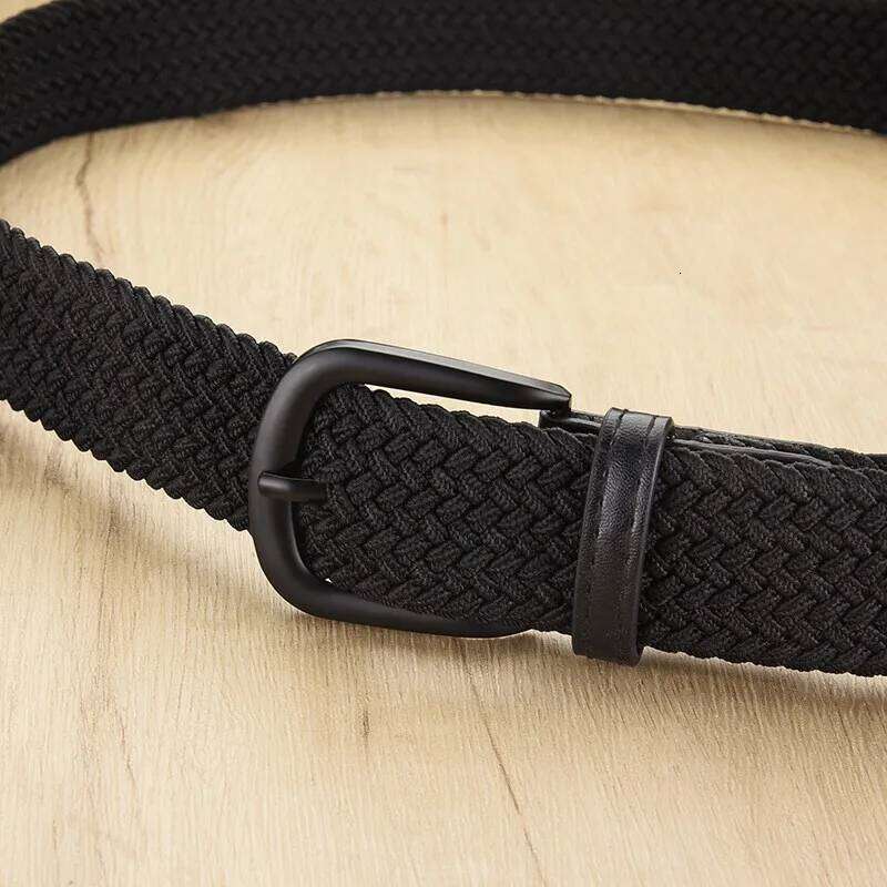 Casual Woven Elastic For Outdoor Rock Climbing Training Work Men'S Fashion Women'S Paired With Jeans Belt Y260225