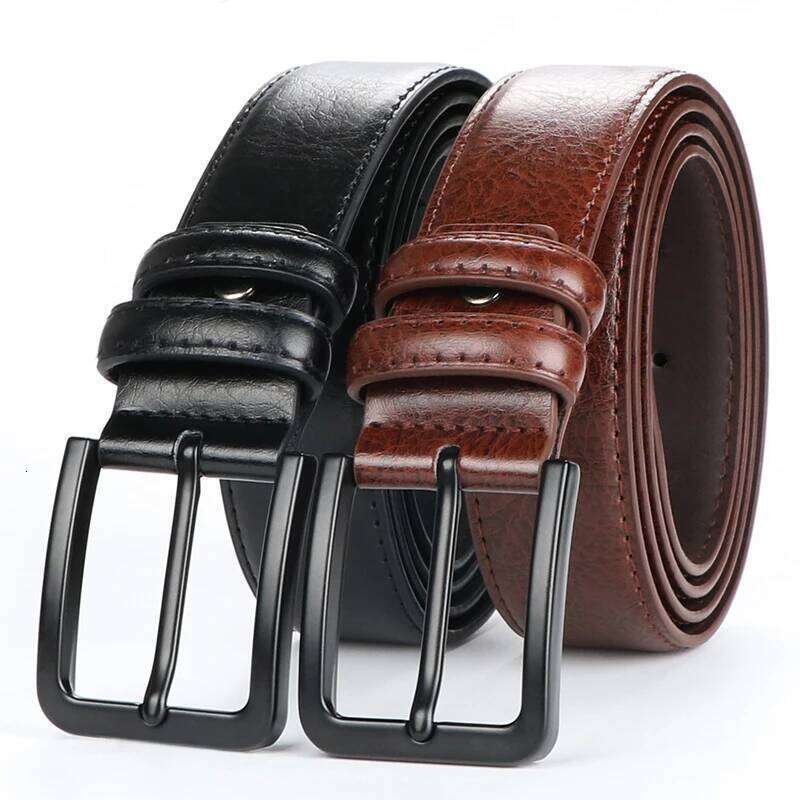 men's pin buckle casual retro leather belt youth jeans belt, Father's Day Gift Y260225