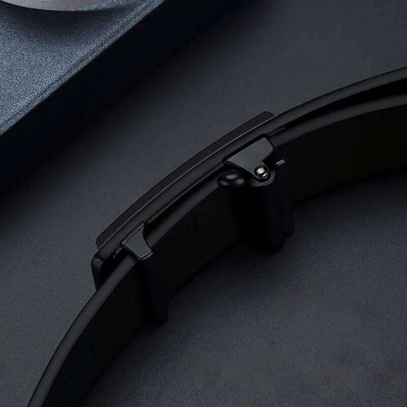 Fashion Simple Business Automatic Buckle High-quality Men's PU Belt Suitable For Formal Occasion Clothing Accessories Y260225