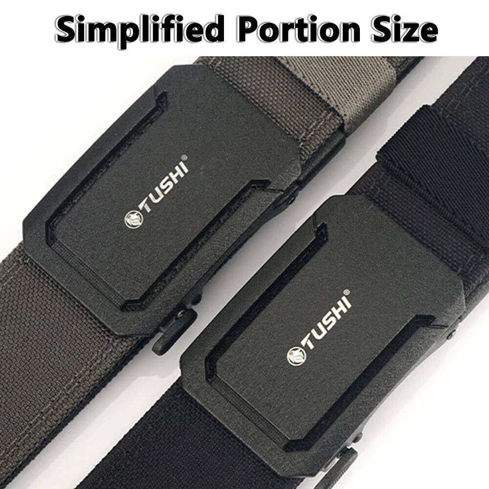 TUSHI Military Tactical for Men Sturdy Nylon Metal Automatic Buckle Police Duty Belt Outdoor Girdle IPSC Sports Accessories Y260225