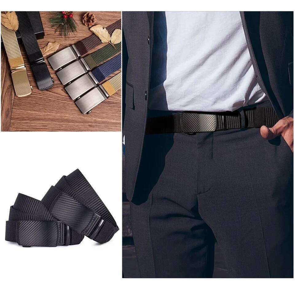 Automatic Buckle Light Comfortable Nylon Military Outdoor Hunting Multifunctional Tactical Canvas Belt High Quality Men Bel Y260225