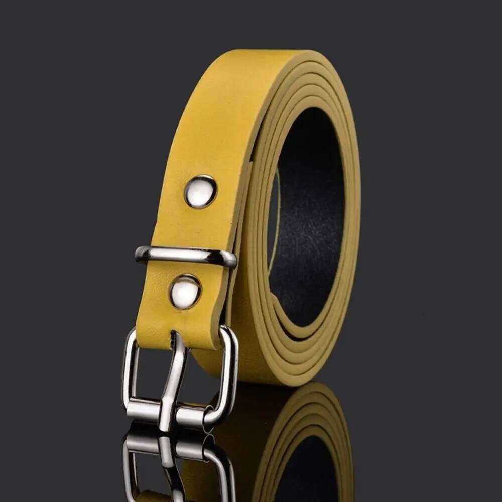 Children PU Leather Belts Boys Girls Kid Waist Strap Waistband Metal Buckle For Jeans Pants Trousers Dress Adjustable Belt Y260225