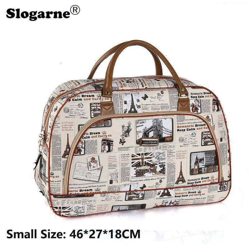 Lady Large Zip Bag Overnight Weekend Women Holdall Hand Luggage Handbag Girls Travel Tote Duffels Backpacks Shoulder Bags Y260225