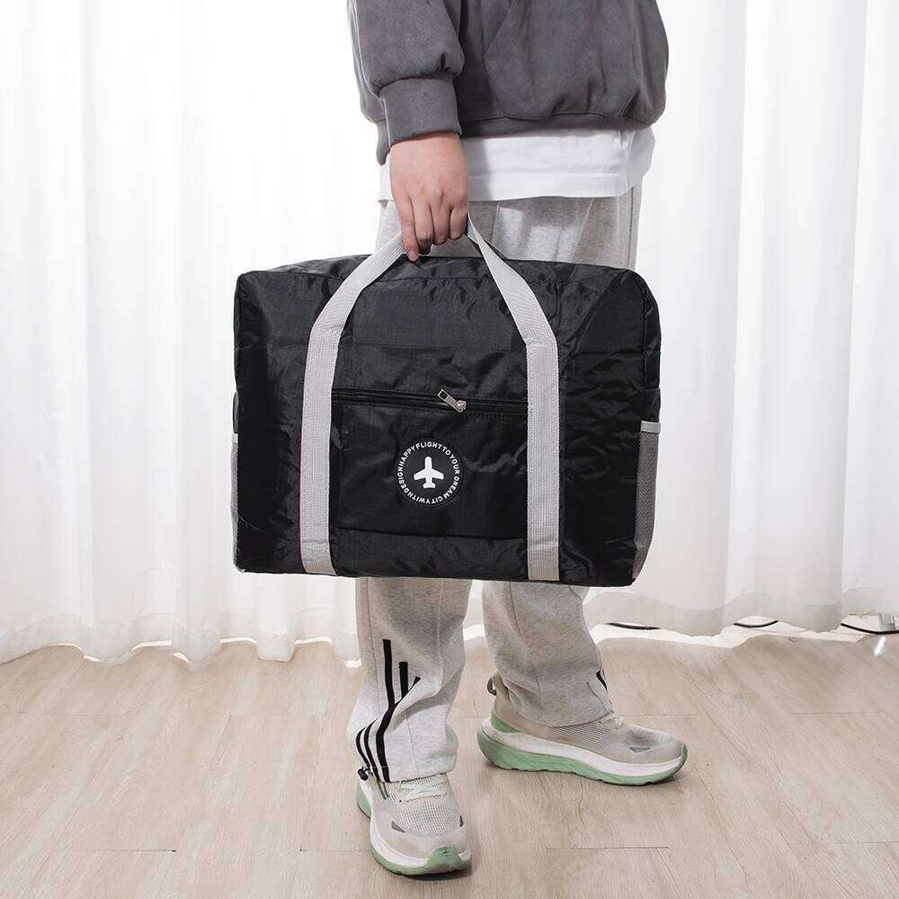 Large Capacity Foldable Travel Portable Handheld Luggage Short Distance Simple Waiting for Delivery Storage Bag Y260225