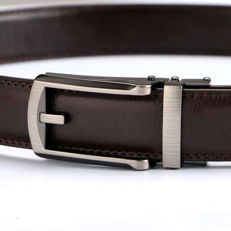 Automatic Real Ratchet in 30mm or 3cm width - Men Leather Belt with Auto Lock Buckle Y260225