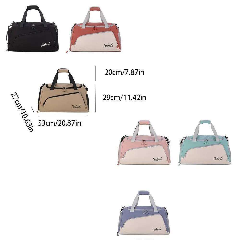 Large Capacity Sports Gym Waterproof Wet Dry Separation Fitness Bag Multifunctional Travel Luggage Bags Outdoor Y260225