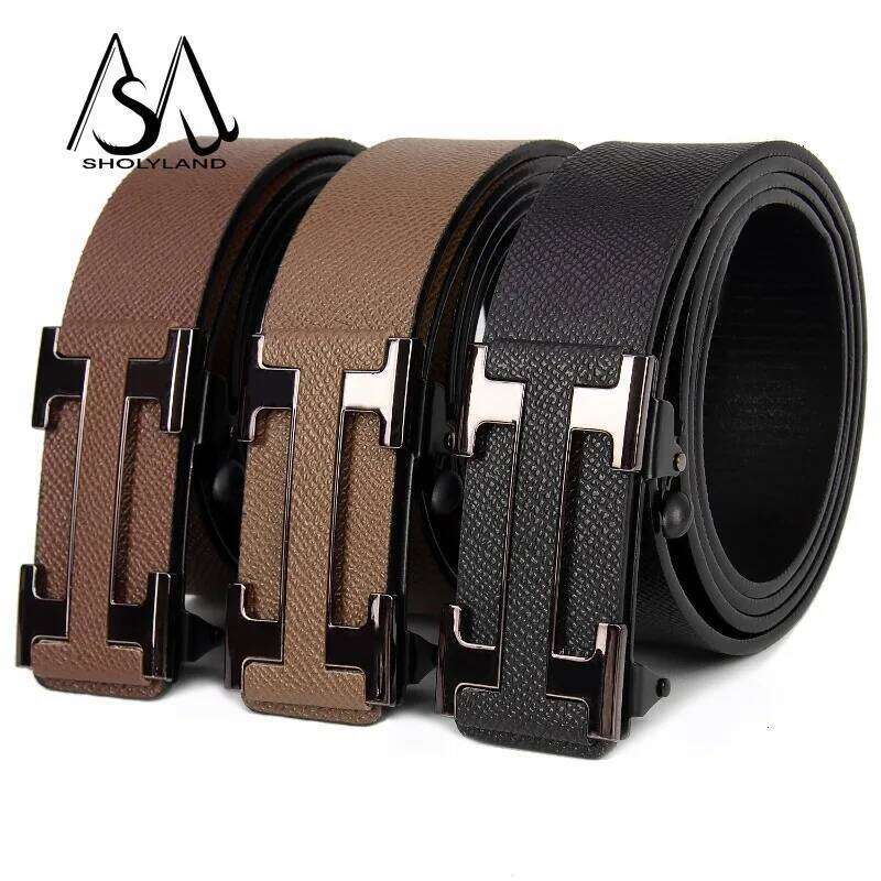 Trendy men's high-end automatic buckle fashionable new style casual versatile business belt the best gift for friends Y260225