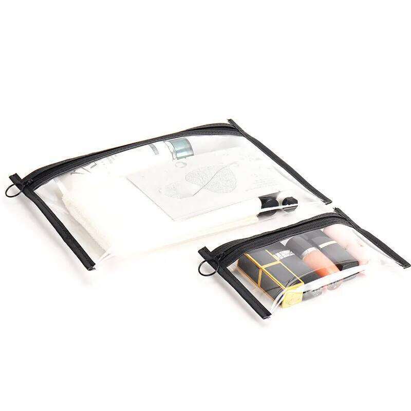Wash Transparent Cosmetic for Women Clear Zipper Travel Female Makeup Brush Holder Organizer Toiletry Bag Clutch 26Y0225