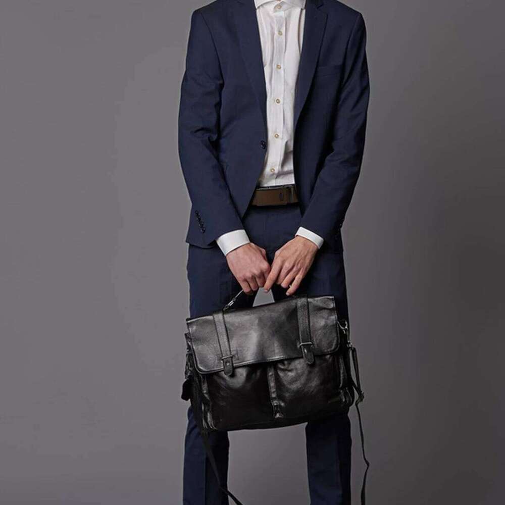 Men's with automatic buckle, Korean version trendy casual middle-aged and young business leather pants belt Y260225