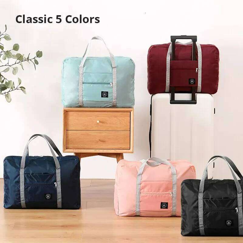 2 Pack Foldable Travel for Airlines Carry on Weekender Overnight Hospital Tote Gym Duffel Bag Women Men Y260225