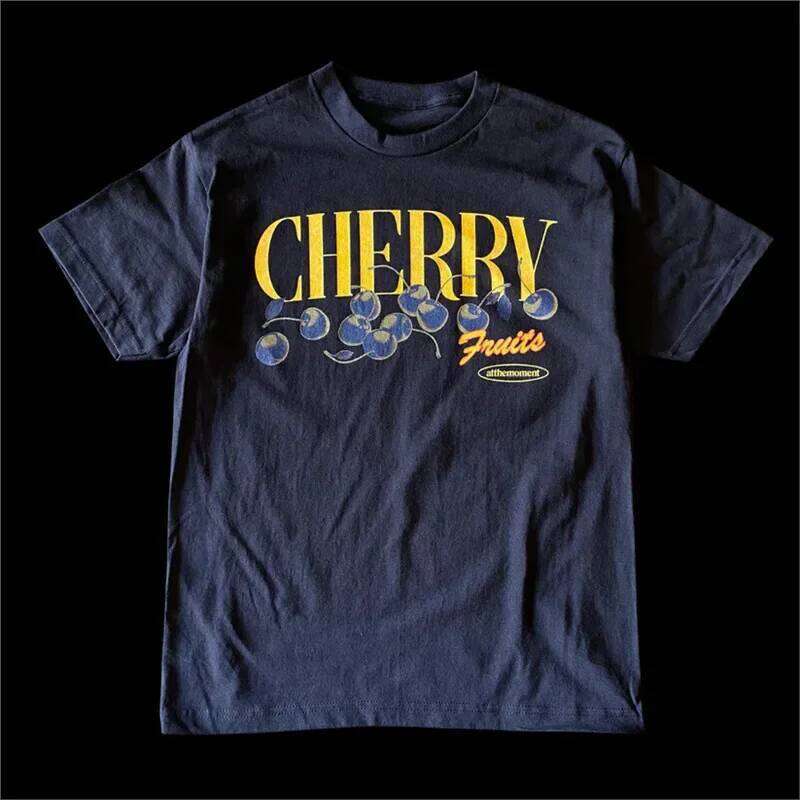 New T Shirt Classic Retro Harajuku Men Women Personalized Letter Print Pattern Top Streetwear High Quality Short Sleeved Couples C260225