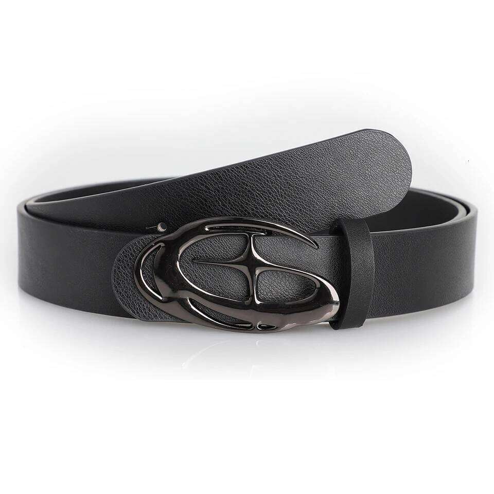 New Stylish Geometric Alloy Needle Buckle Fashion Punk For Men Women - Trendy Accessory for Gift GivingNeutral Waist Belt Y260225