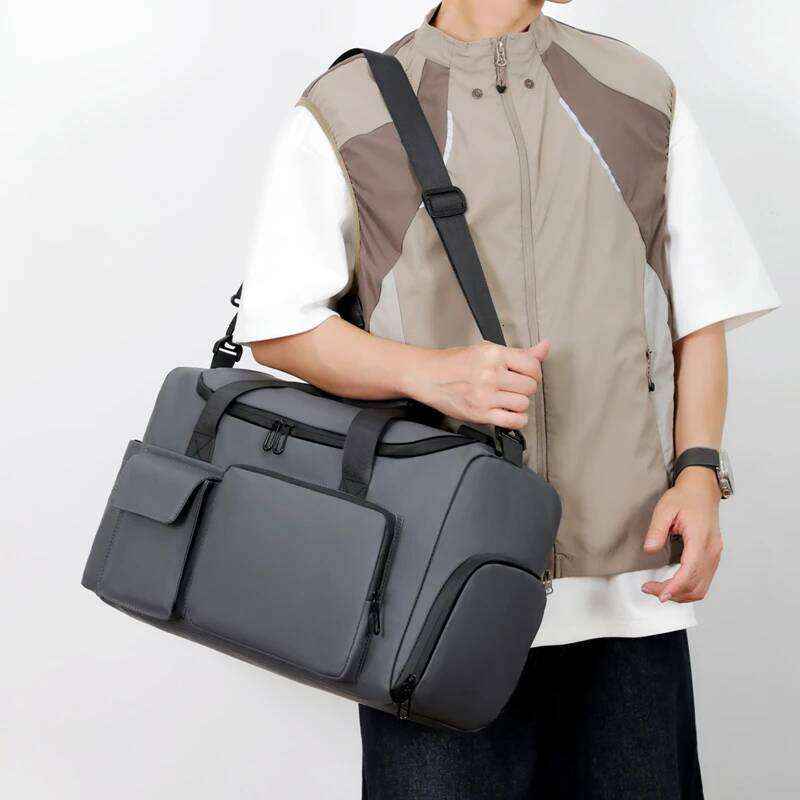 Travel Duffel Bag with Shoes Pocket Short Distance Luggage Gym Fitness Yoga Handbag Dry Wet Outdoor Business Trip Shoulder Bags Y260225