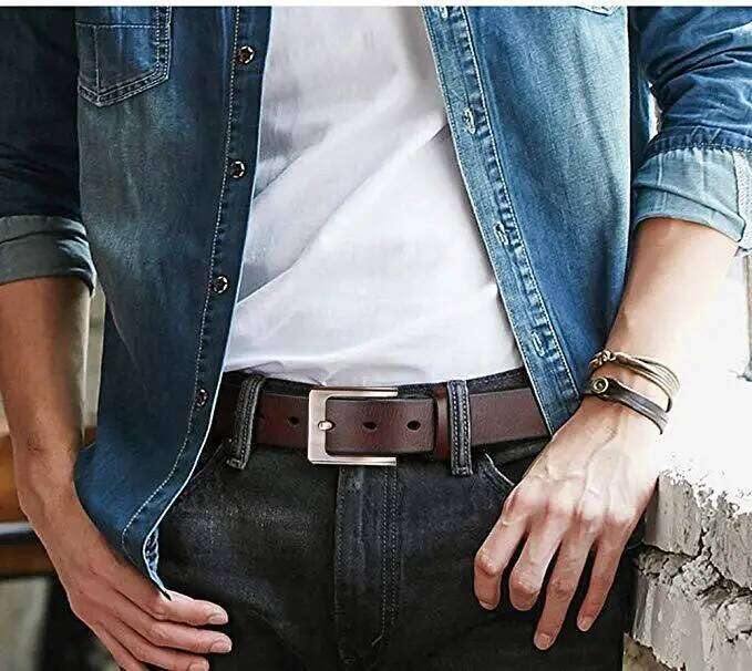 Plus Belt Cowhide Leather 150cm Obesity Waistband Alloy Buckle 3.8CM Men Jeans Belts Lengthened Size 130cm 140cm Y260225