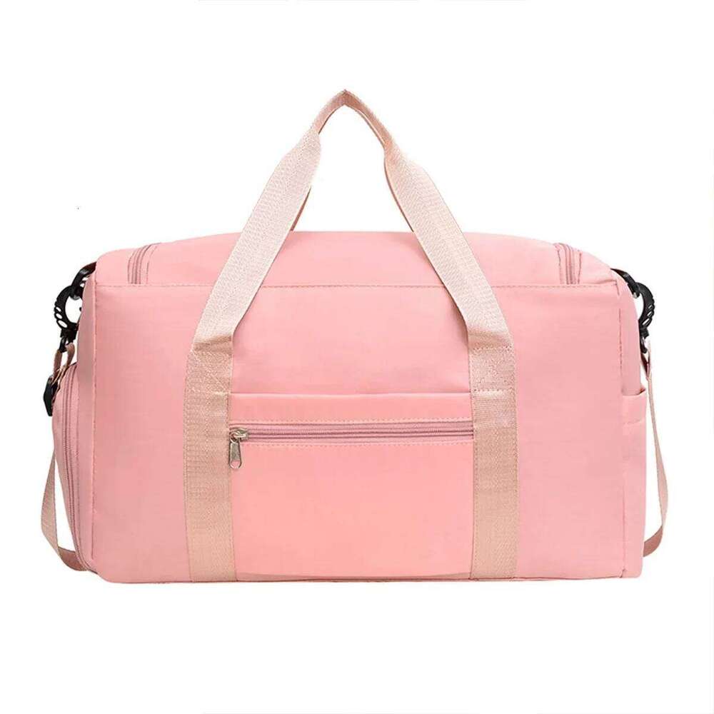 Women's Multi-Functional Travel Bag Water Resistant Oxford Tote with Shoe Compartment Two-Way Zipper for Gym/Outdoor Trips Y260225