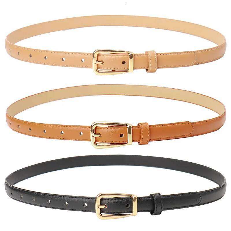New Needle Buckle for Women, European and American Fashion Versatile Jeans Decorative Belt, Retro Women's Belt Y260225